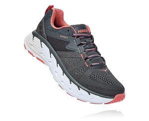 Hoka One One Gaviota 2 Mens Orthopedic Shoes Dark Shadow/Lantana | AU-5402369